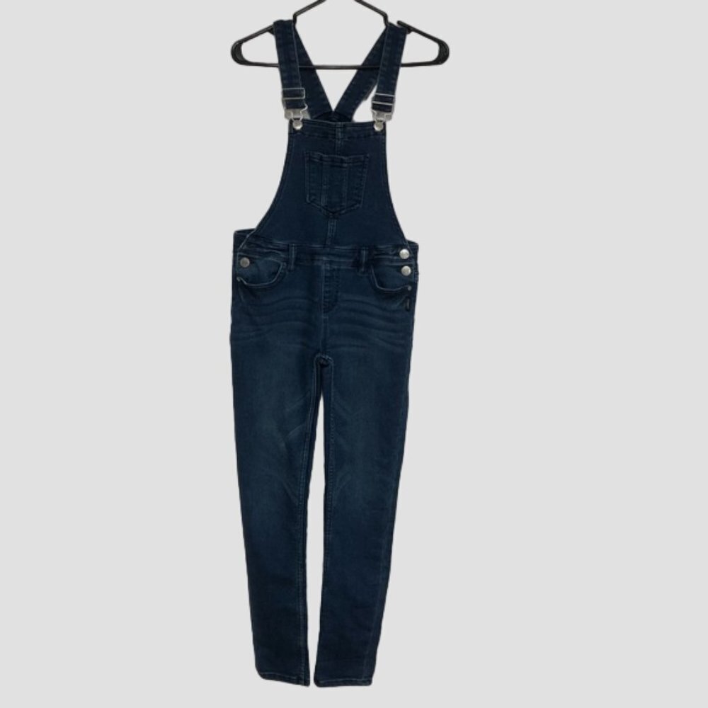 Silver Nisha Stretch Denim Overalls